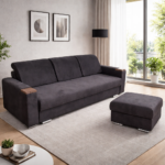 Sofa Obalanka Argo z doczepianą pufą